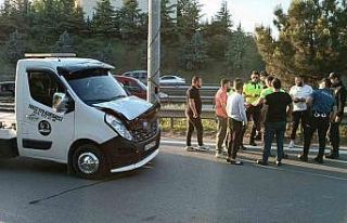 E-5’te çekicinin çarptığı yayanın iki bacağı...