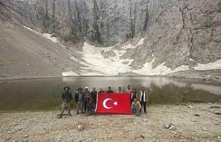 Efsanelere konu olan Ali Gölü’nde ezan sesi yankılandı