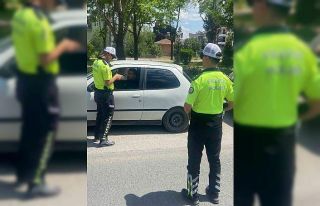 Elazığ’da bayramın ilk günü trafik denetimi