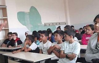 Elazığ’da öğrencilere tabiat eğitimi verildi
