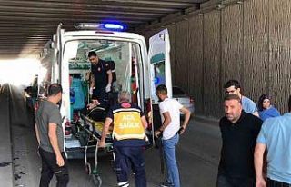 Elazığ’da otomobil ile motosiklet çarpıştı:...