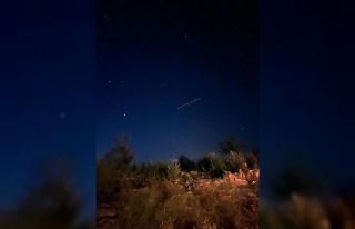 Elazığ’da Starlink uyduları görüntülendi
