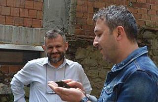 Ender görünen Ebabil kuşu iş yerine ikinci kez...