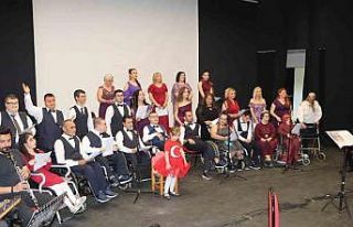 Engellilerin oluşturduğu korodan unutulmaz konser