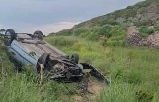 Erdek’te trafik kazasında araç takla attı, sürücü...