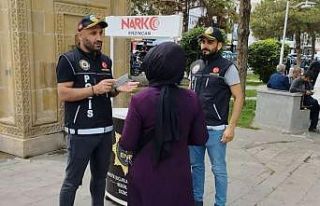 Erzincan’da uyuşturucuya karşı vatandaşlar bilgilendirildi