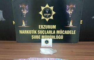 Erzurum’da uyuşturucu operasyonu