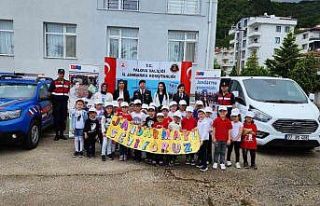 Esenköy’de minikler jandarmayı yakından tanıdı