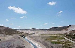 Eskişehir Gökpınar Barajı mansap düzenlemesi...