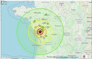 Fransa’daki 5.8’lik depremde binalar hasar gördü
