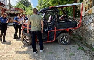 Freni tutmayan ATV kazaya sebep oldu: 4 kişi yaralandı