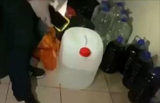 Gaziantep’te 200 litre sahte alkol ele geçirildi