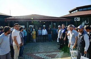 Gediz’de belediye personeli için toplu bayramlaşma...