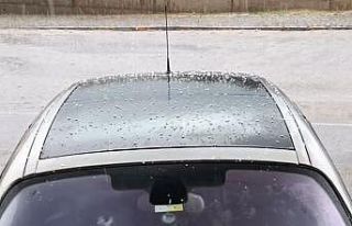 Gemerek’te dolu yağışı etkili oldu