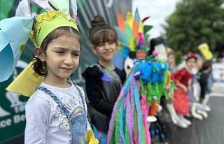 Geri dönüşüm sergisi büyük ilgi gördü