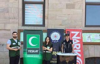 Giresun’da uyuşturucu ile mücadele için farkındalık...