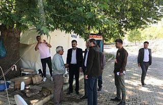 Gürsu Belediyesi teknik ekibi deprem bölgesinde