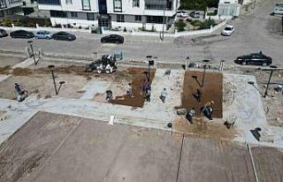 Güzelyurt Mahallesinde yeni park yapımı başladı