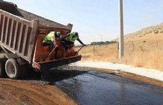 Haliliye kırsalında yeni yollar hizmete sunuluyor