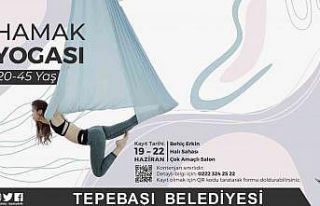 Hamak yogası için kayıtlar başladı