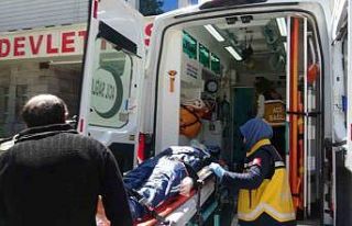 Hastanede gerçekleştirilen yangın tatbikatı gerçeğini...