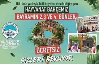 Hayvanat Bahçesi Kurban Bayramı’nda Ücretsiz