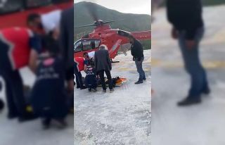 Hayvanın tepmesi sonucu ayağı kırılan şahıs...