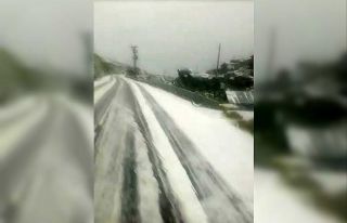 Haziran ayında her yer beyaza büründü
