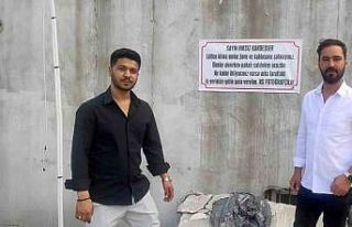 Hırsızlardan bıkan esnaf duvar yazısıyla uyardı