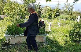 Hisarcık’ın Karbasan köyünde gönüllülerden...