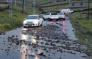 Iğdır’da sağanak sele neden oldu