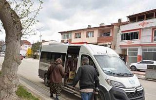 İlçe mezarlığına ücretsiz ulaşım