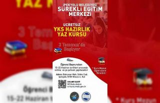 İpekyolu’nda üniversiteye hazırlanan öğrencilere...