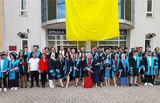 İpsala Meslek Yüksekokulu’nda mezuniyet coşkusu...