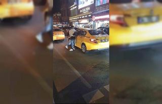İstanbul’da taksiciye tekme ve yumruklu saldırı