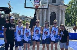 İzmir Kavram Meslek Yüksekokulu kadın basketbolda...