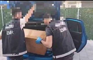 İzmir’de binlerce sentetik ecza maddesi ele geçirildi