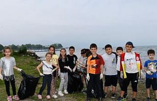 İznik’te miniklerden çevre farkındalığı