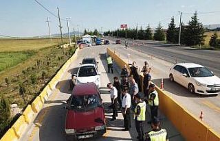 Jandarmadan bayram öncesi trafik ve asayiş uygulaması