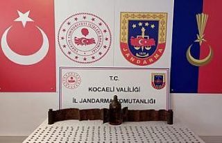 Jandarmadan tarihi eser operasyonu: 361 sikke ele...