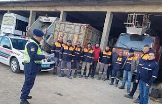 Jandarmadan trafik güvenliği eğitimi