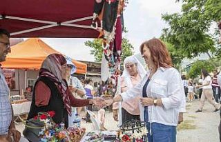 Kadınlar, Mersin Büyükşehir’in destekleriyle...