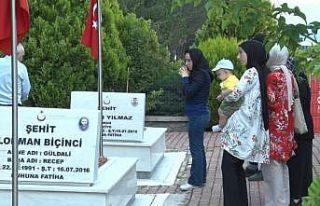 Kahramankazan’da şehitler Kurban Bayramı öncesi...