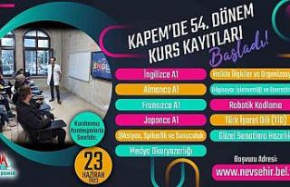 KAPEM kurs kayıtları başladı