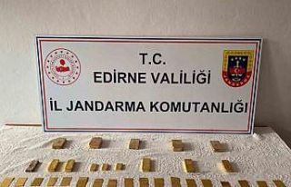 Kapıkule Sınır Kapısında 15 kilo altın ele geçirildi