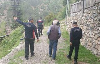Karaman’da kayıp şahıs için arama-kurtarma çalışması...