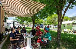 Karavan tutkunları Harmancık’ta buluştu