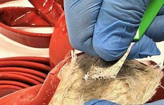 Kargolanan yangın hortumundan uyuşturucu çıktı