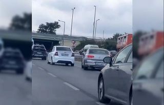 Kartal D-100’de makas terörü kamerada