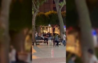 Kavgayı film izler gibi izlediler